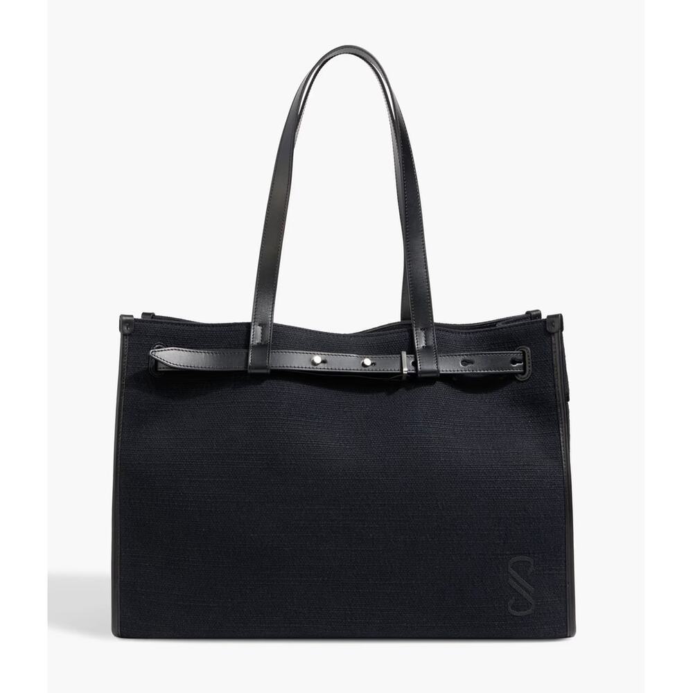 PROENZA SCHOULER
 Belted leather-trimmed canvas tote